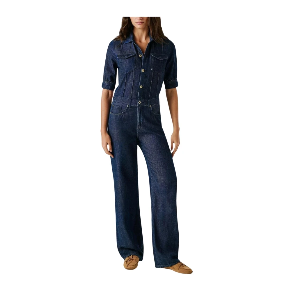 Pepe Jeans Women's Blue Evie Jumpsuit - Jumpsuits - S - Jumpsuits & Playsuits