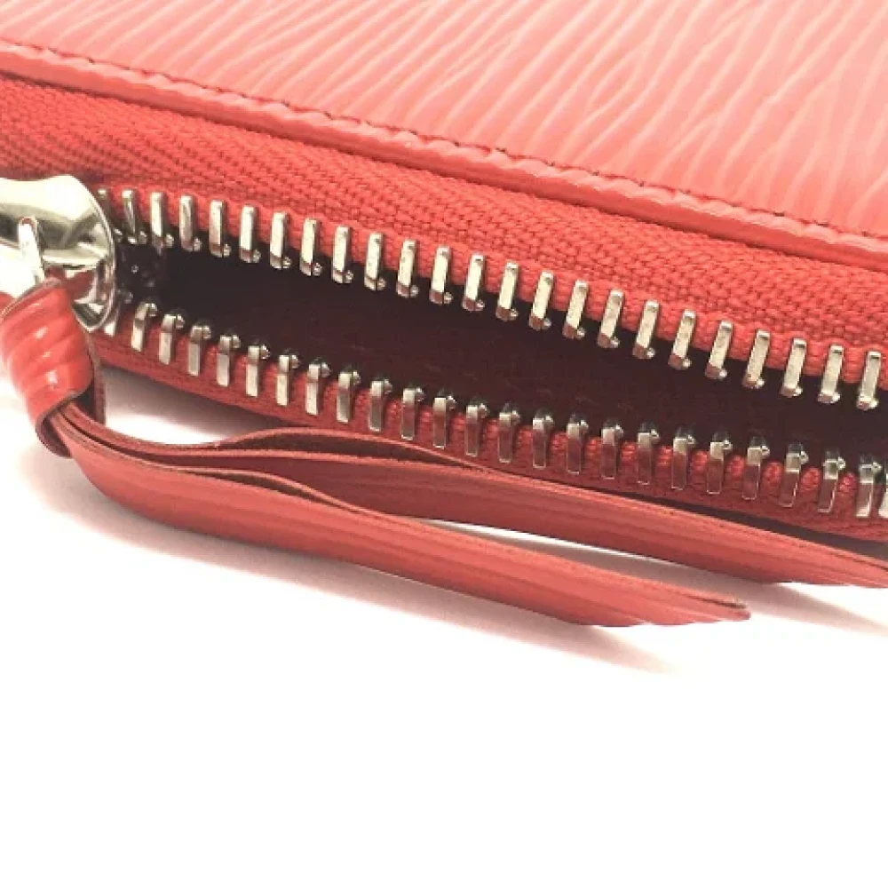 Louis Vuitton Vintage Pre-owned Leather wallets Red Dames