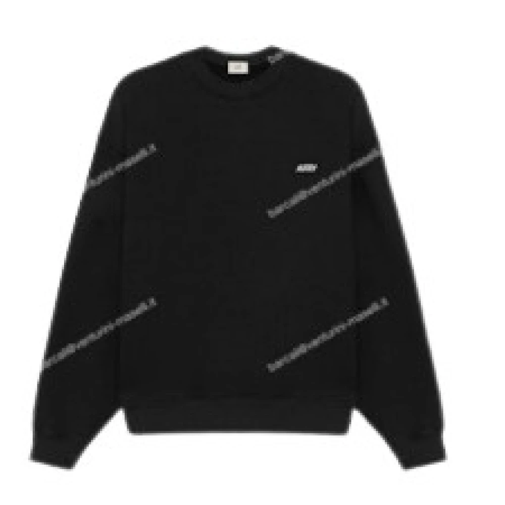 Autry Black Jersey Sweatshirt - Female - Sweatshirts - Xl - Sweatshirts & Hoodies