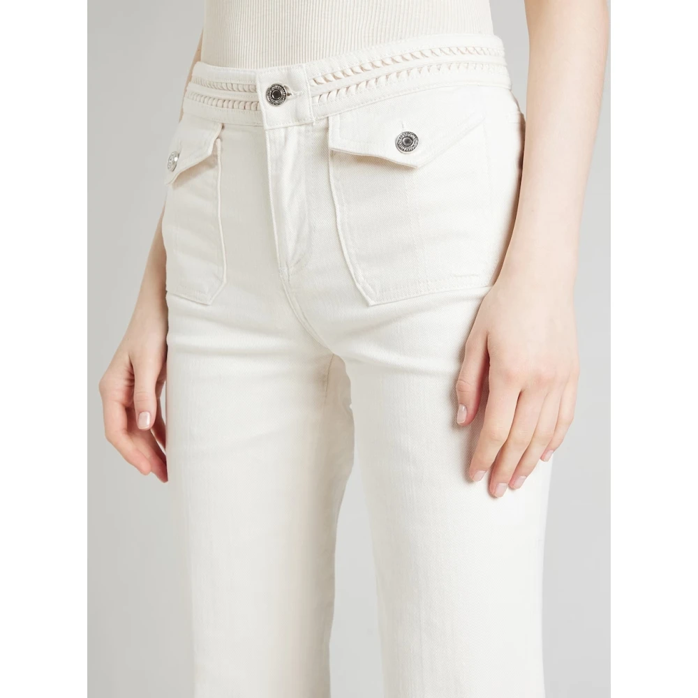 Vanessa Bruno Straight Jeans White Dames