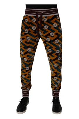 Multicolor Logo Monogram Jogger Sweatpants