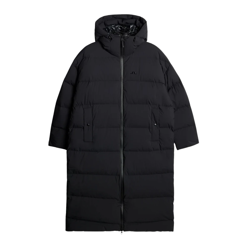 J.LINDEBERG Parka Jas voor Stedelijke Avonturen Black Dames