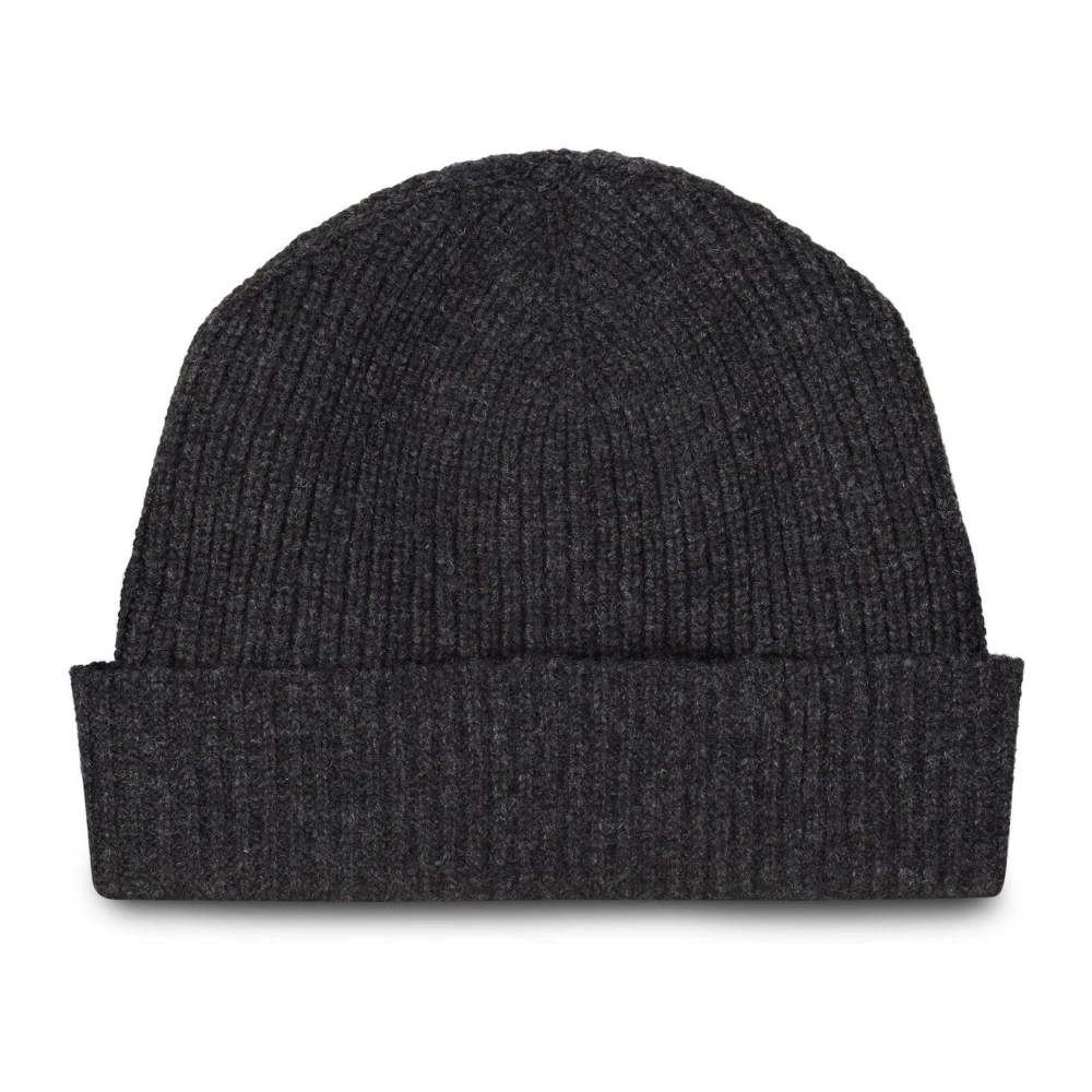 Zanieri Kasjmier Beanie met Omslag Gray Heren