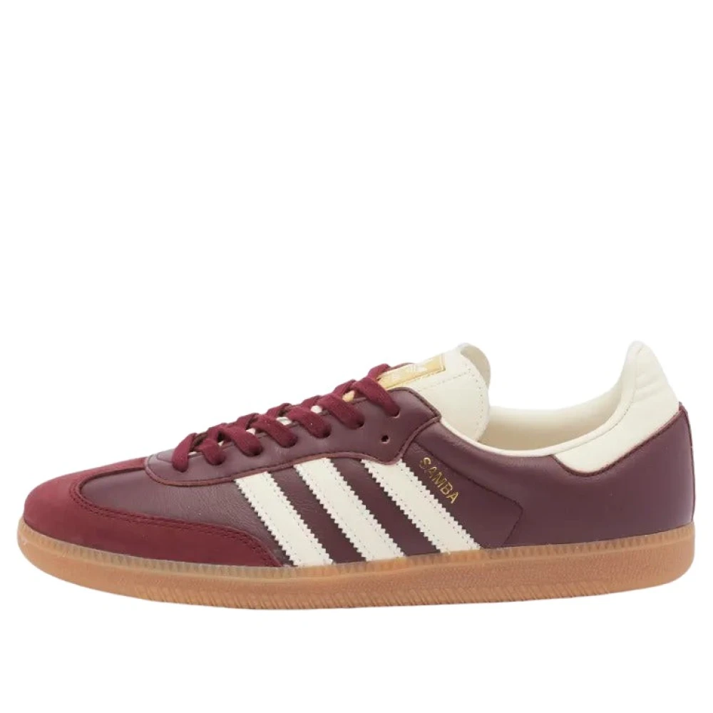 Adidas , Skateboarding, Female, Red, 7 Uk, Maroon Gold Metallic Trainers Low Profile - Image 6