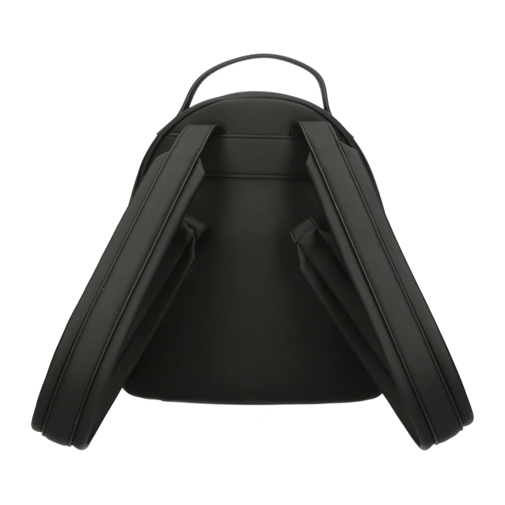 Love Moschino Zwarte rugzak Klein kunstleer Black Dames