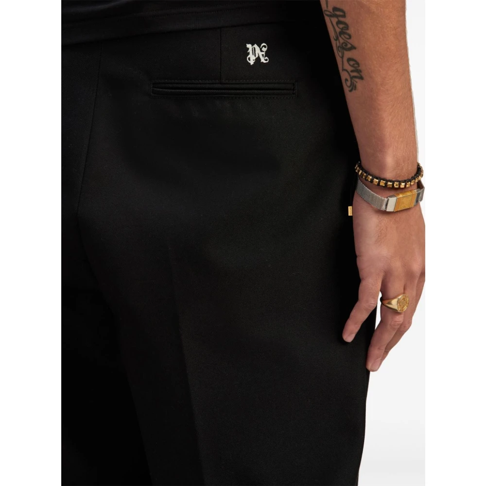 Palm Angels Trousers Black Heren
