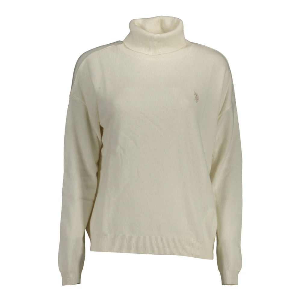 U.s. Polo Assn. Women's White Turtlenecks, Xl, Long Sleeve Turtleneck
