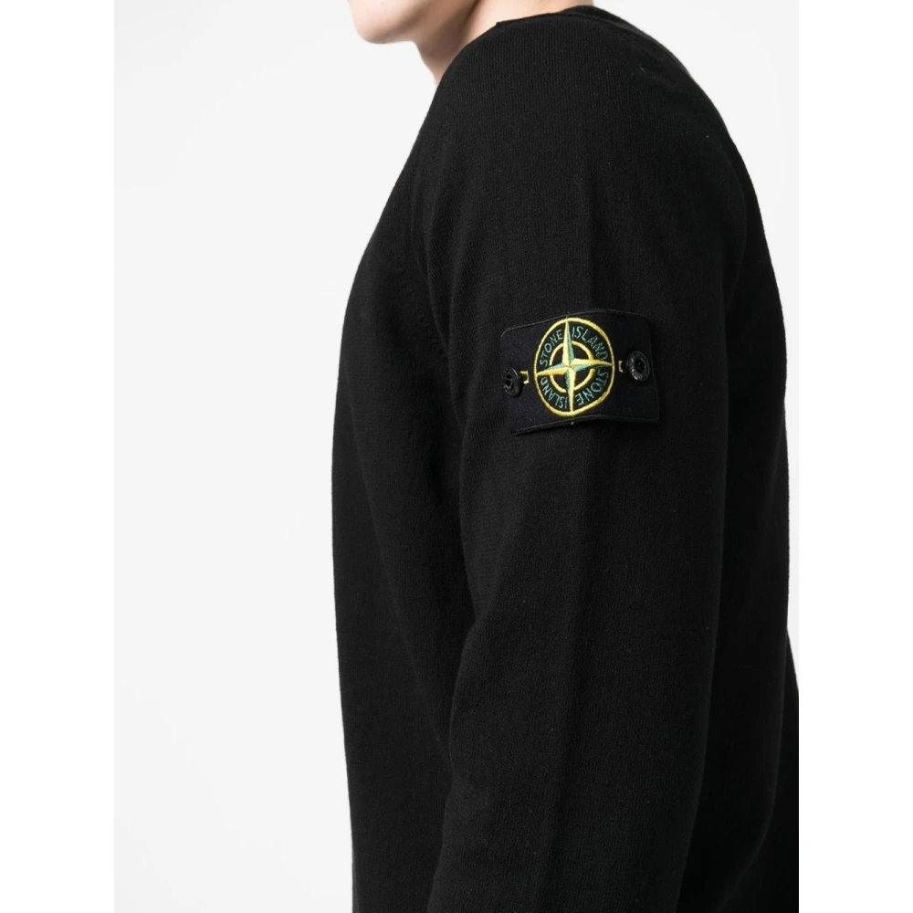 Stone Island Zwarte Herentruien Black Heren