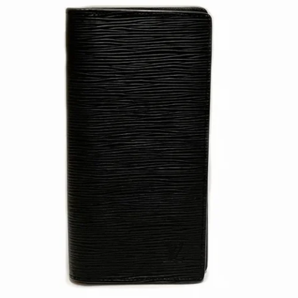 Louis Vuitton Vintage Pre-owned Leather wallets Black Heren