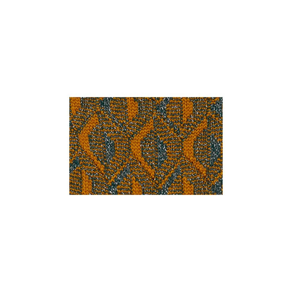 Gallo Korte gele dames en sokken met sprankelend geometrisch motief Multicolor Dames