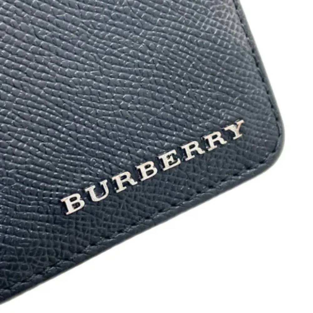 Burberry Vintage Pre-owned Leather wallets Black Dames