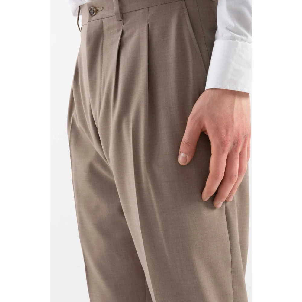 Corsinelabedoli Klassieke Federic Suit Broek Beige Heren