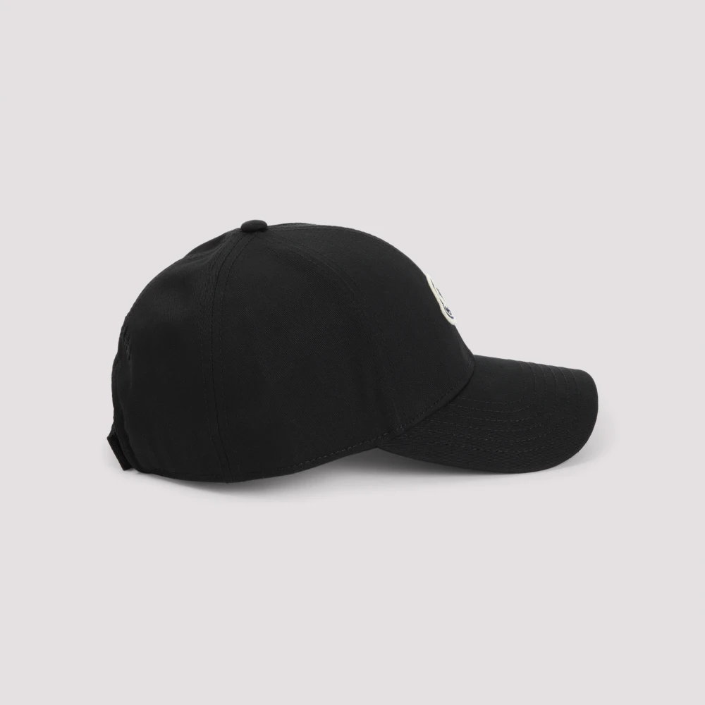 Moncler Klassieke Baseballpet voor Sportieve Stijl Black Heren