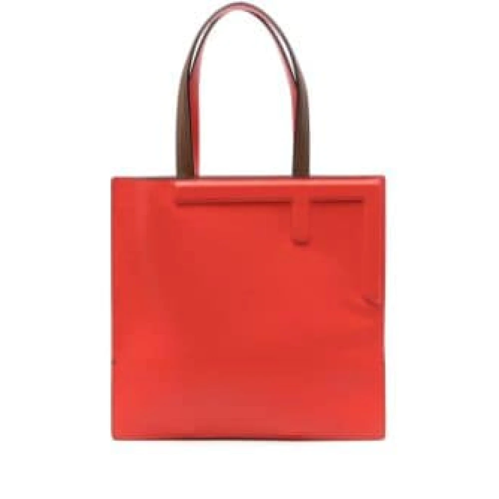 Fendi Tote Bags Red Dames