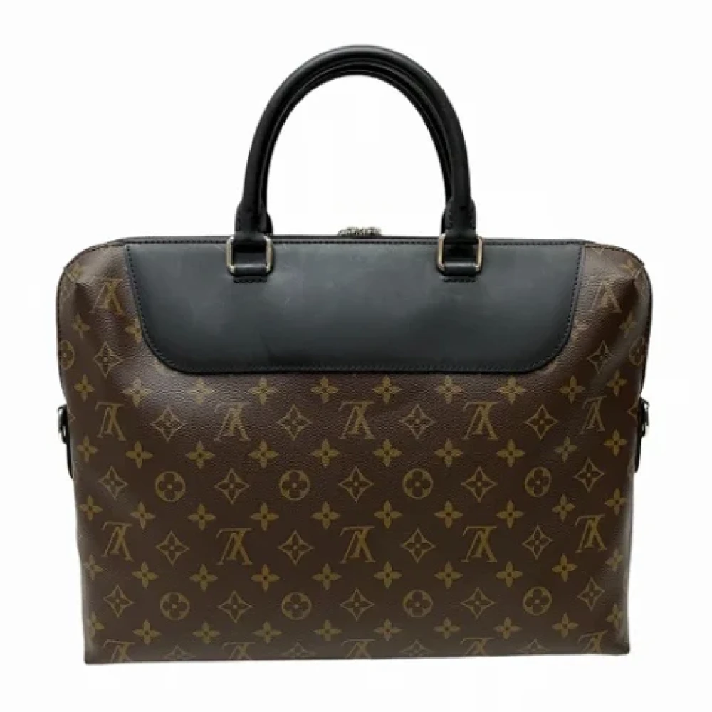 Louis Vuitton Vintage Pre-owned Canvas louis-vuitton-bags Brown Heren