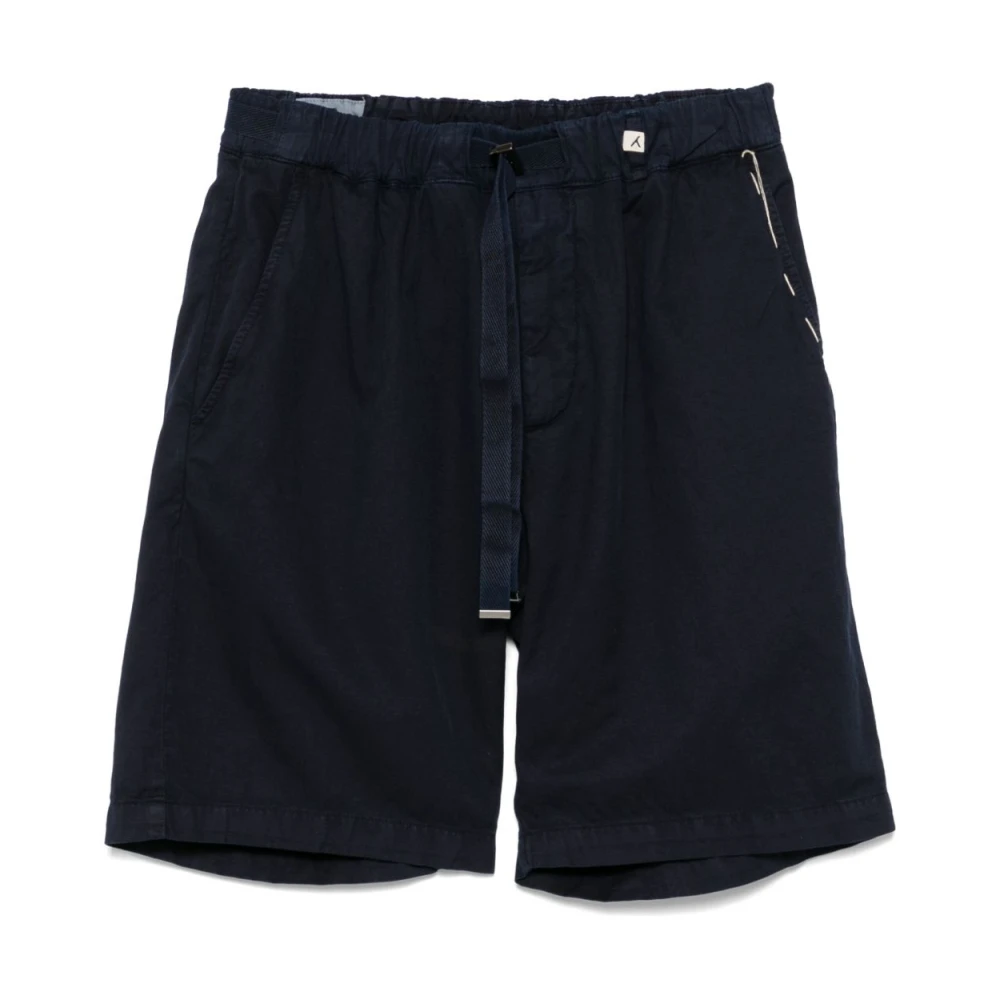 Myths Blauwe Geplooide Shorts met Zakken Blue Heren