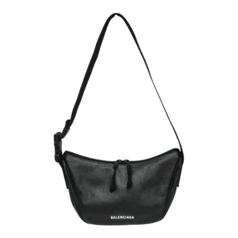 Balenciaga Vintage Pre-owned Leather balenciaga-bags Black Dames