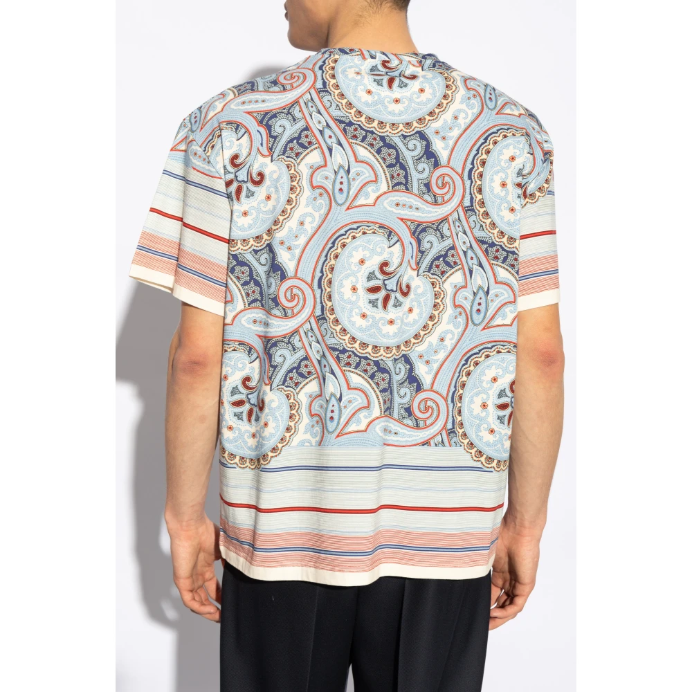ETRO Gestreept T-shirt Multicolor Heren