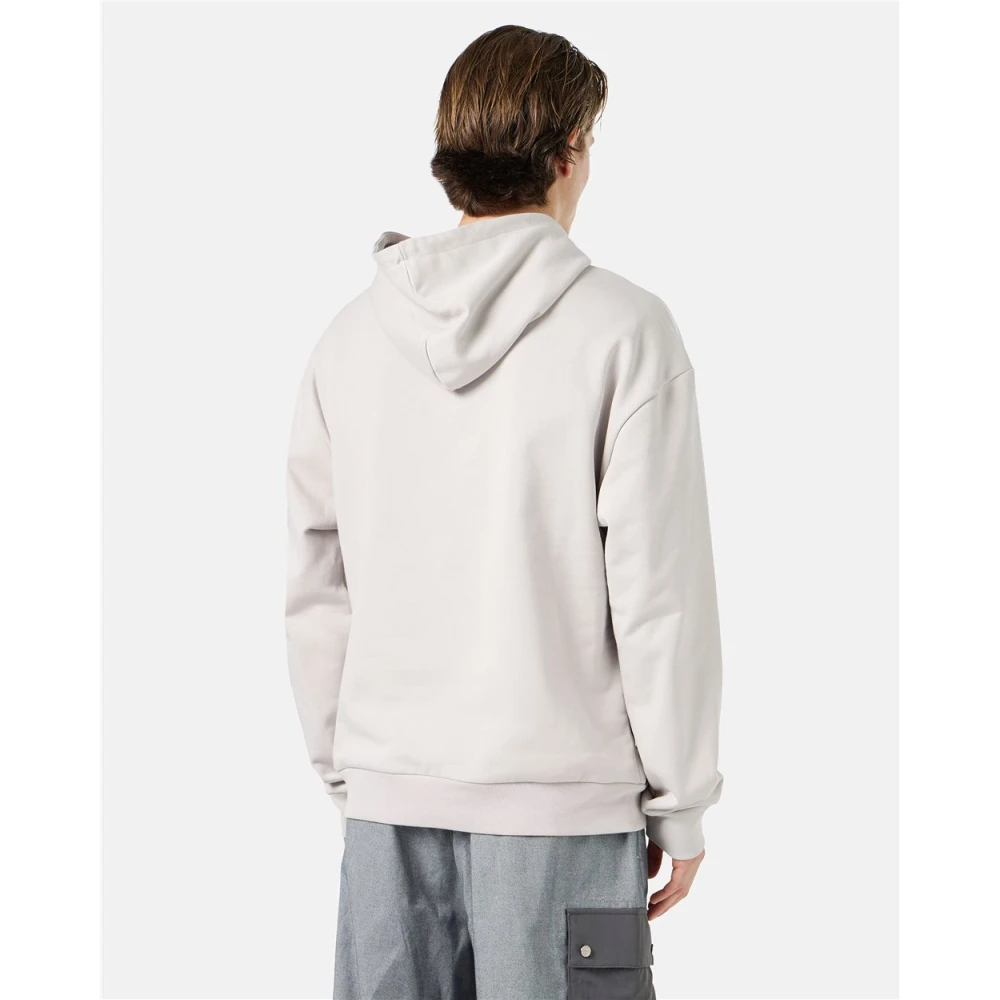 Iceberg Hoodie met rubberen print Gray Heren