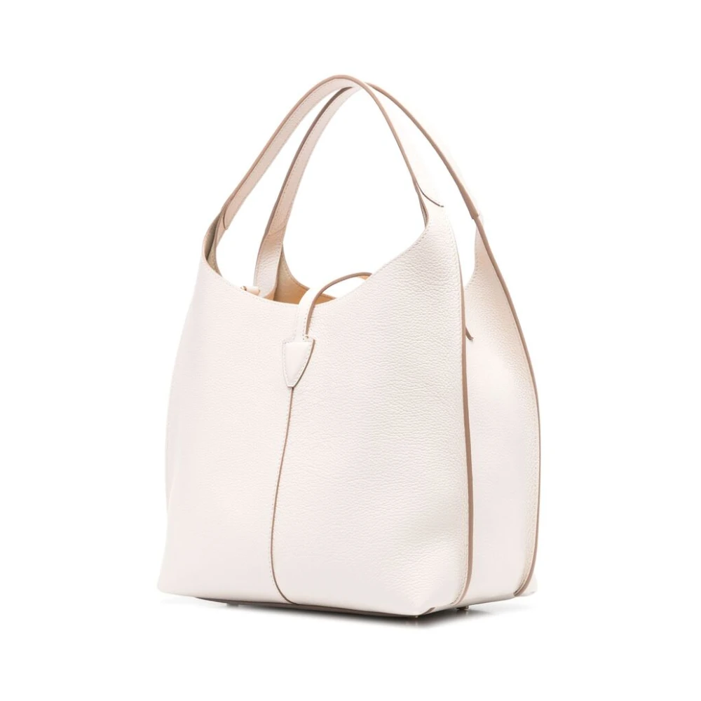 TOD'S Witte Riem Handtas met Verwijderbare Pouch White Dames