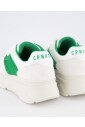 sneaker-blanc-vert-modele-elegant