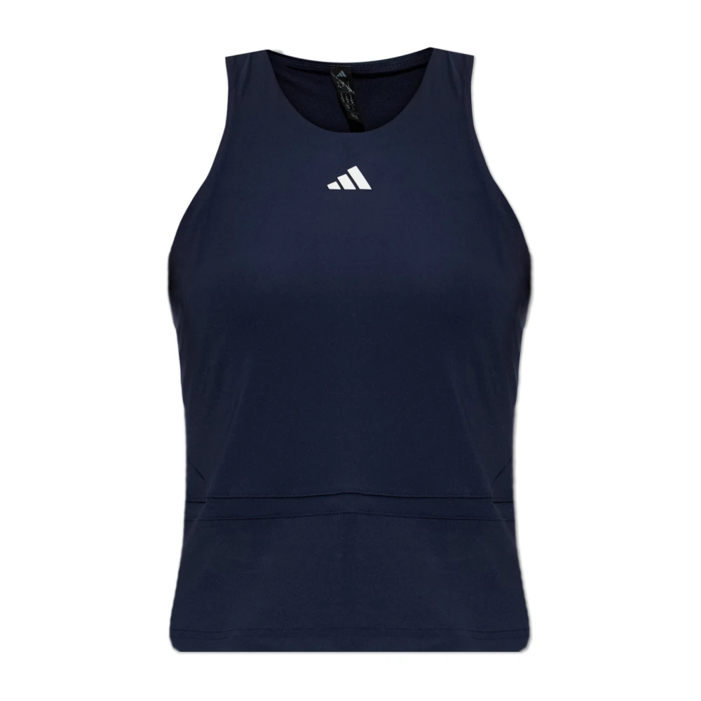 Adidas Donna Bleu Canottiera Da Y-Tank Midi - Immagine 2