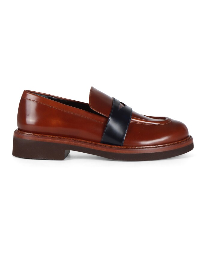 Loafer with contrasting insert, Moccasins & Loafers, Men's