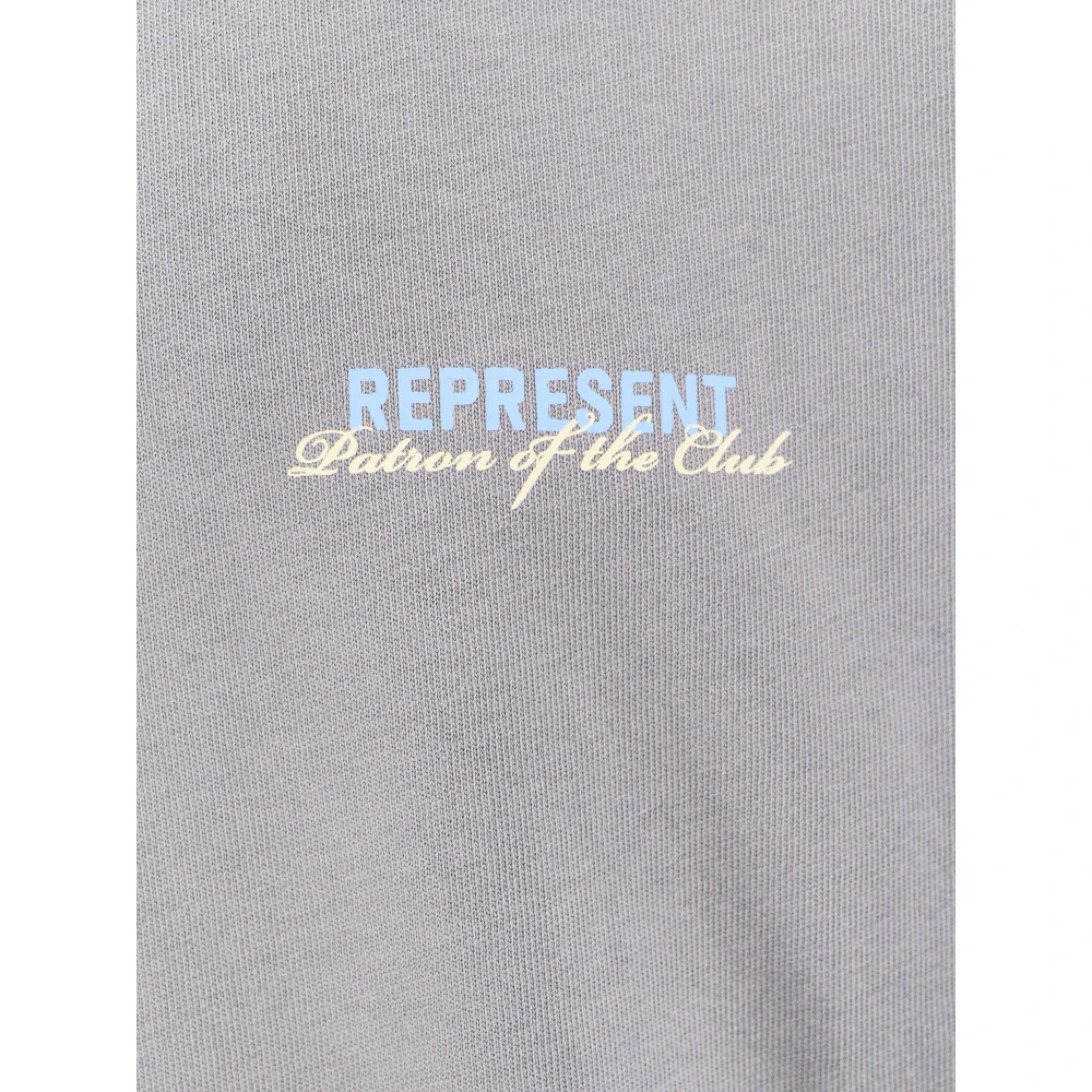 Represent Club Beschermheer Katoenen T-shirt Gray Heren