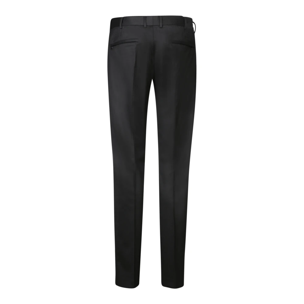 PT Torino Zwarte elegante broek voor mannen Black Heren