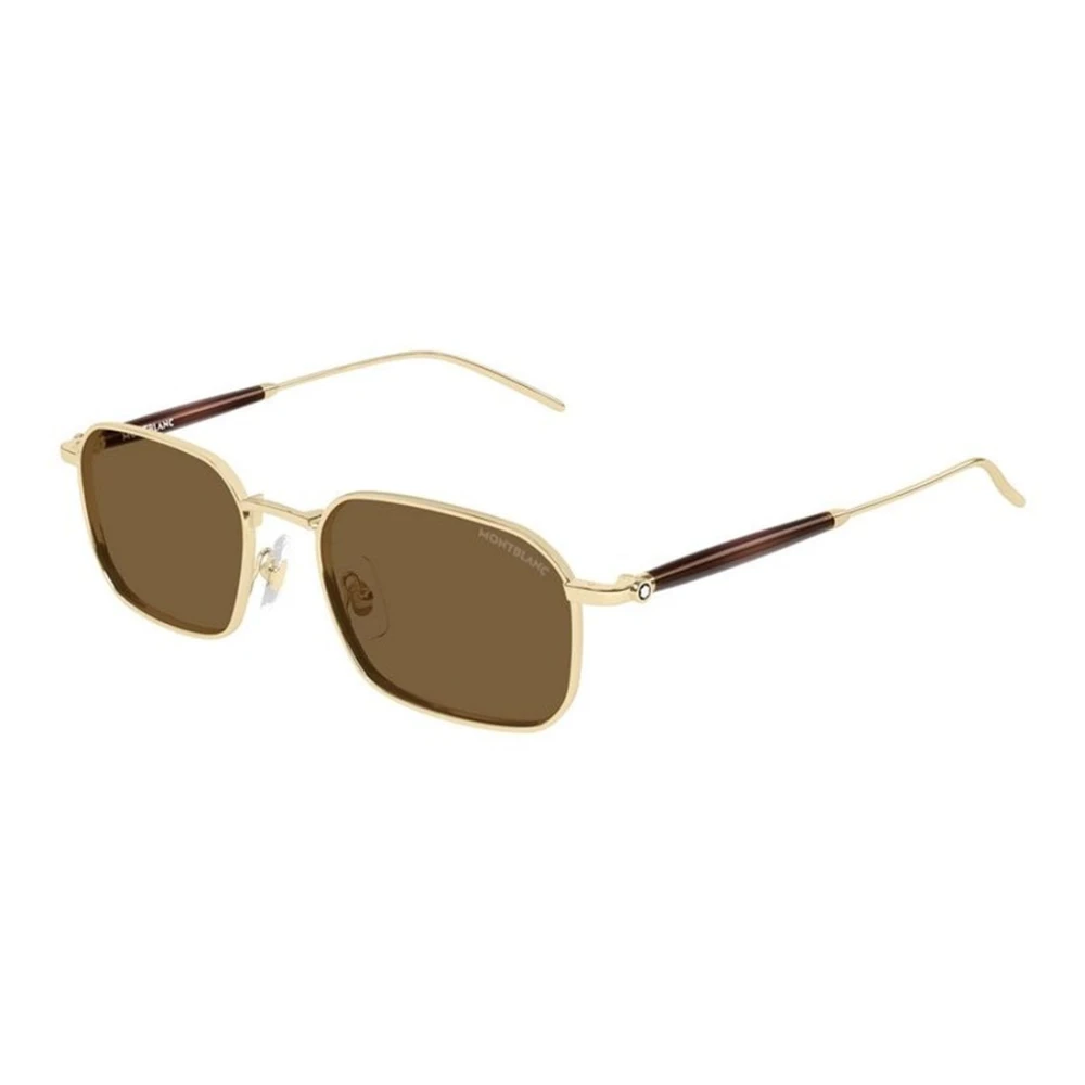 Montblanc Men's Yellow Mb0441s 002 Sunglasses