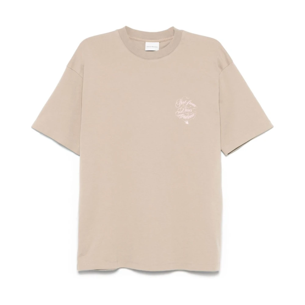 Drole de Monsieur Beige T-shirts en Polos Beige Heren