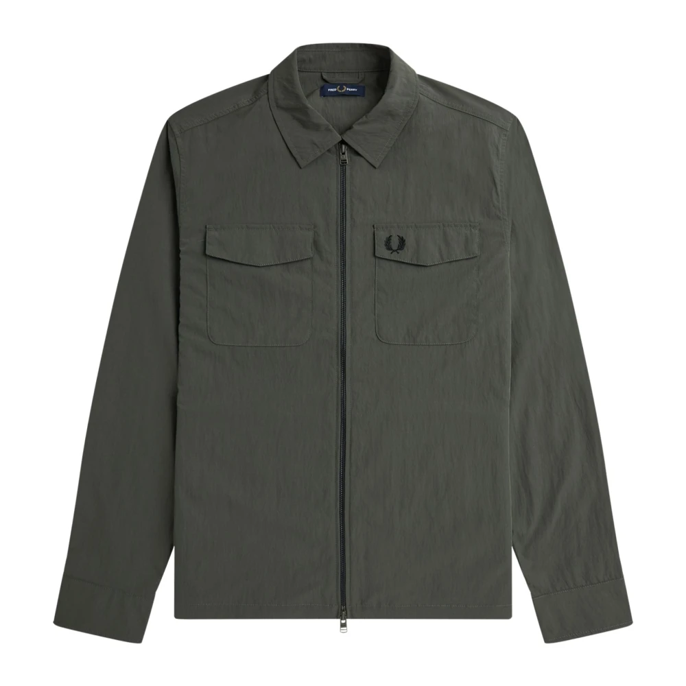 Fred Perry Light Jackets Green, Herr