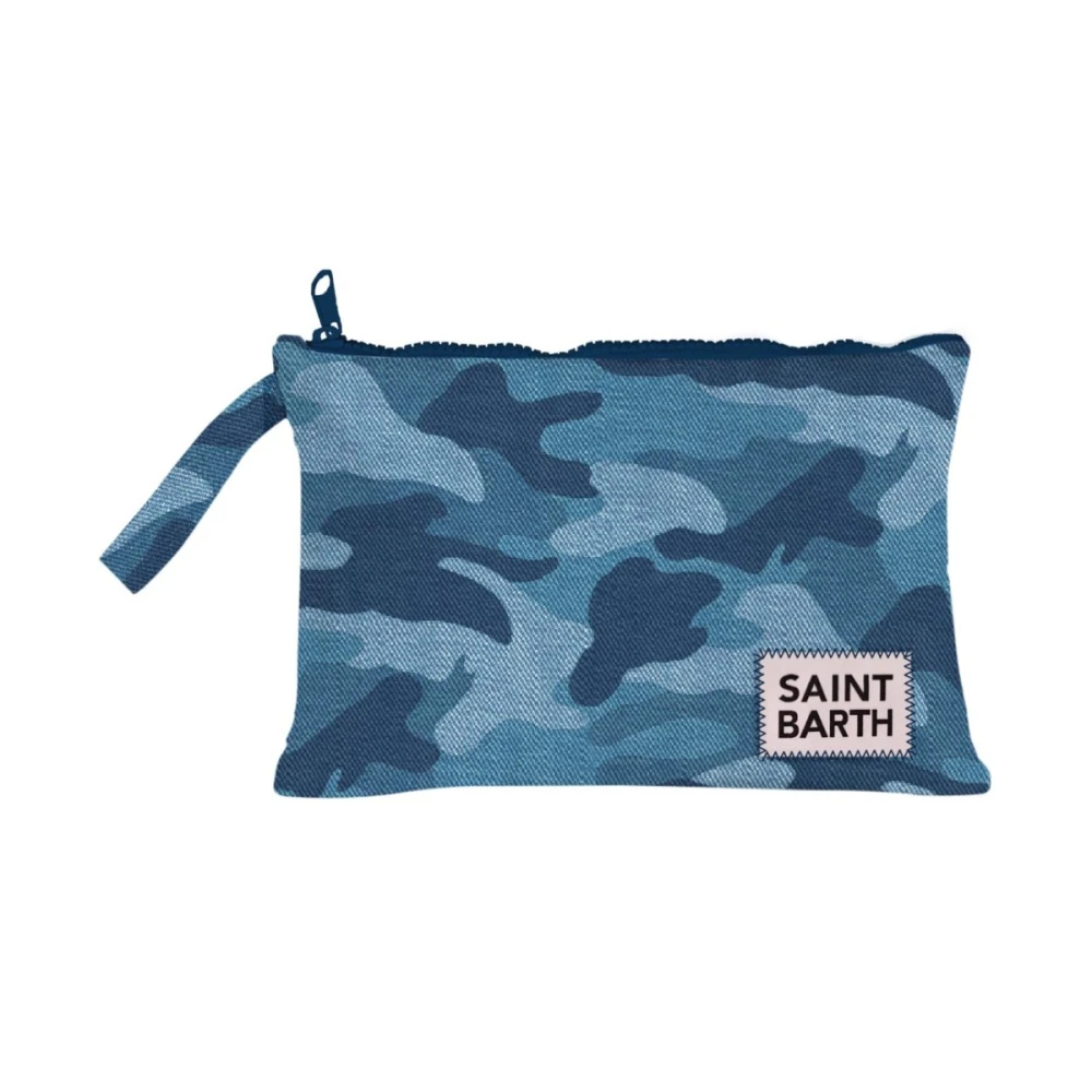 MC2 Saint Barth Stijlvolle Tassen voor Gemakkelijk Reizen Blue Dames