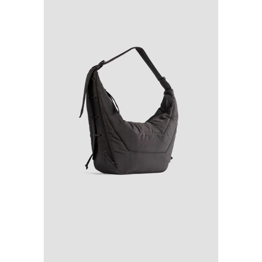 Lemaire Zwarte Nylon Game Tas Black Dames
