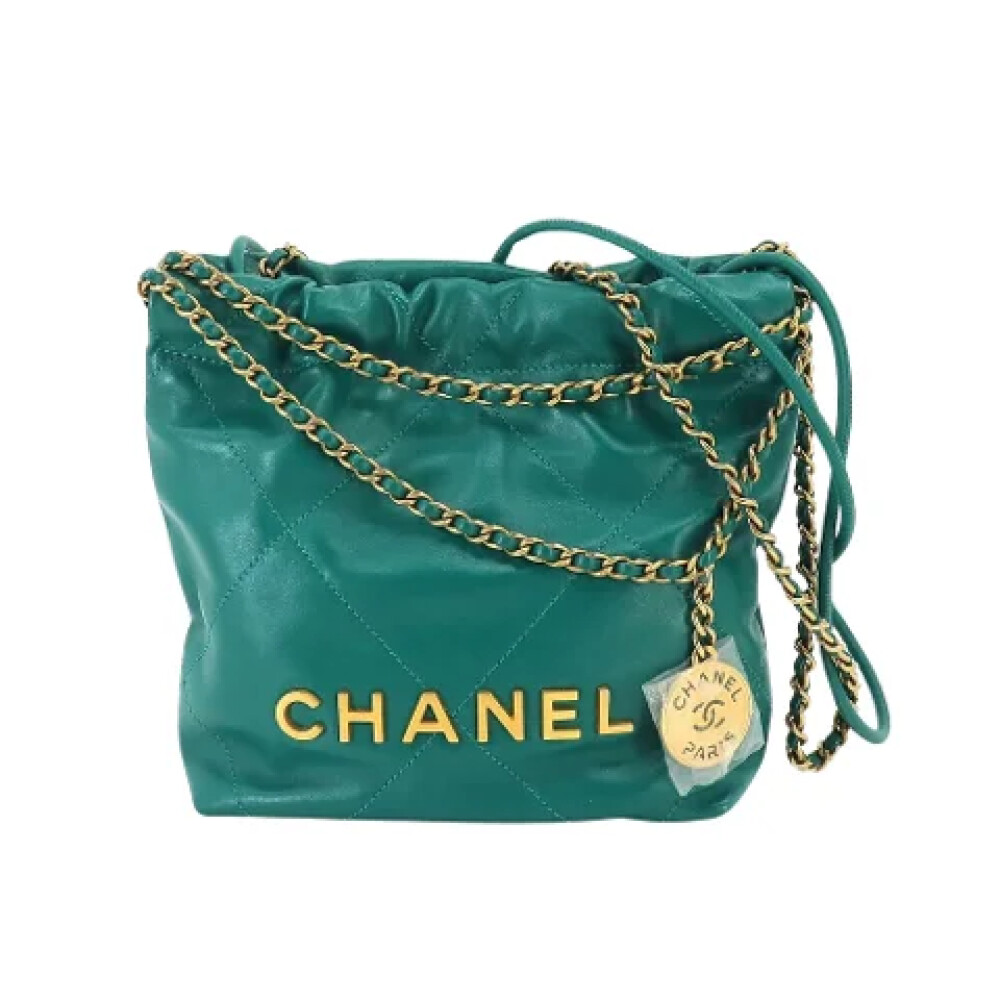 Groene discount chanel tas