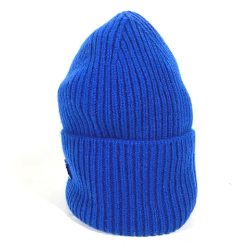 Louis Vuitton Vintage Pre-owned Cashmere hats Blue Dames