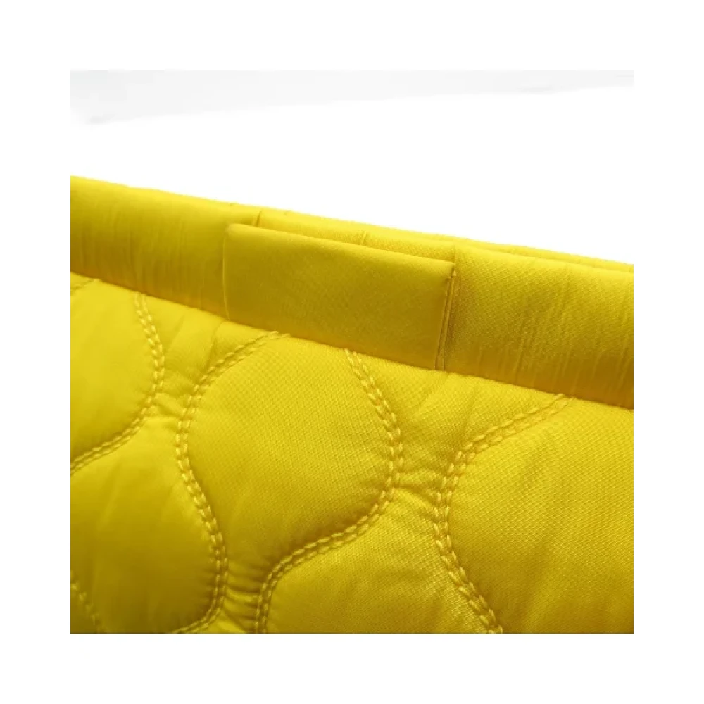 Miu Pre-owned Fabric clutches Yellow Dames