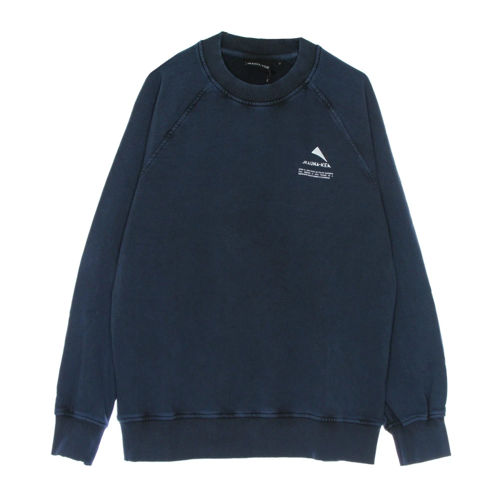 Mauna Kea Lichtgewicht Crewneck Raglan Sweatshirt Blue Heren