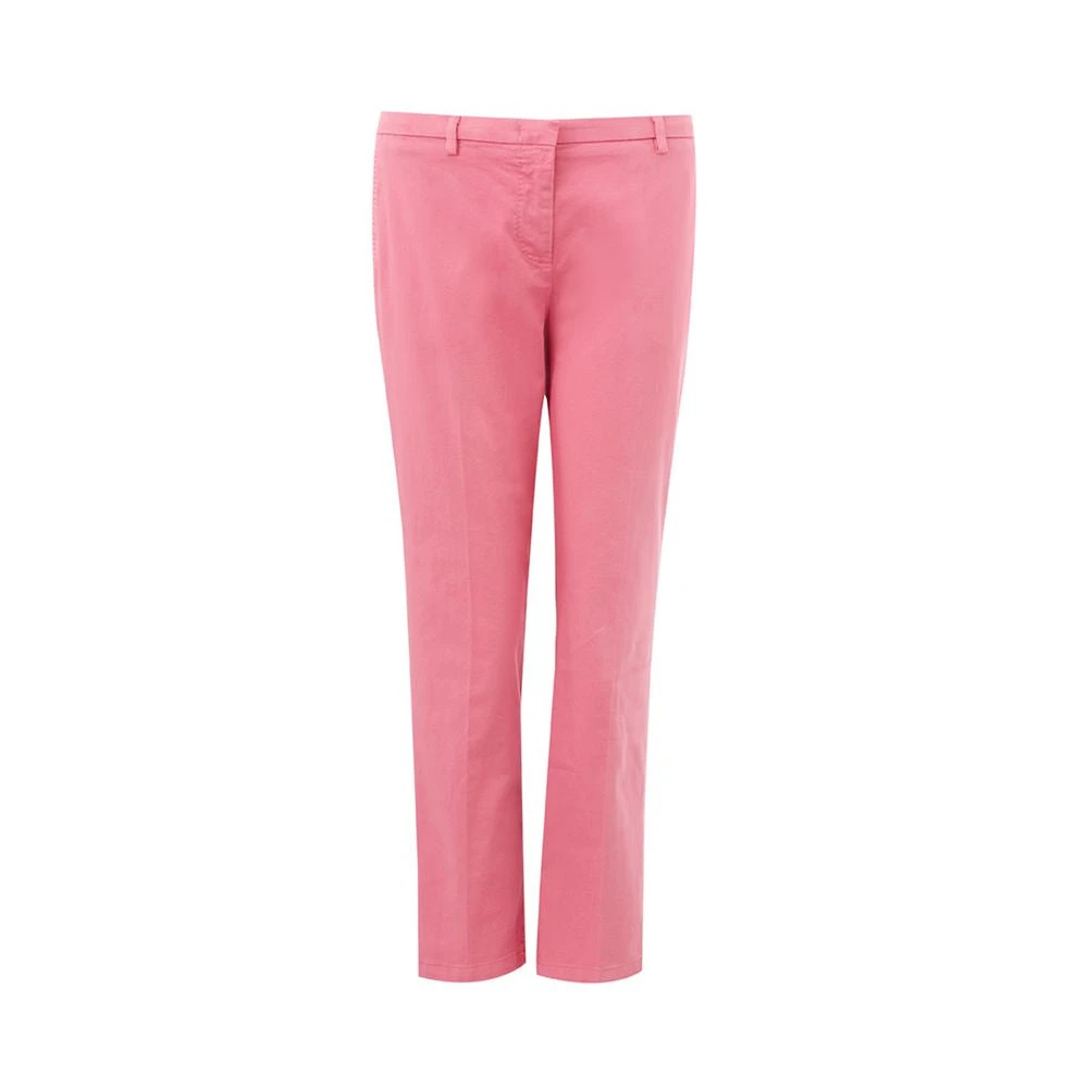 Lardini Elegante Katoenen Broek in Roze Pink Dames