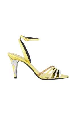 Kristallprydd Guld Sandal