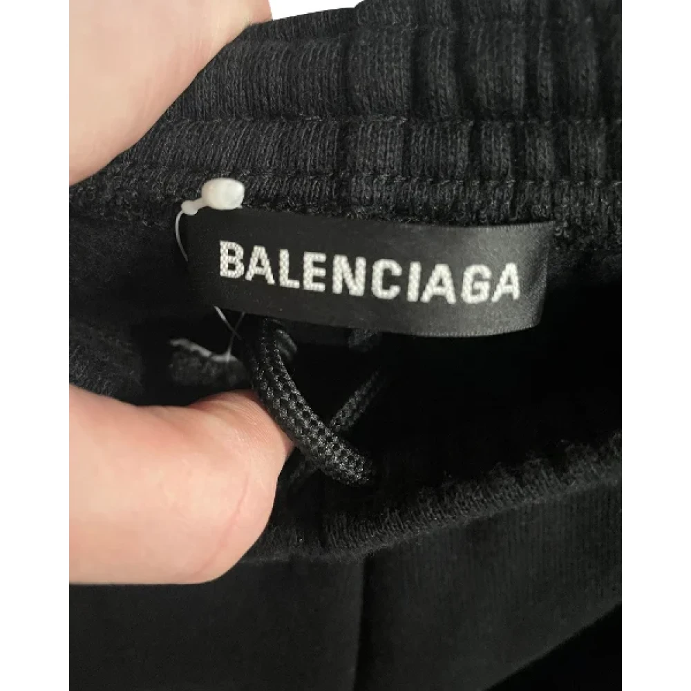 Balenciaga Vintage Pre-owned Cotton bottoms Black Dames