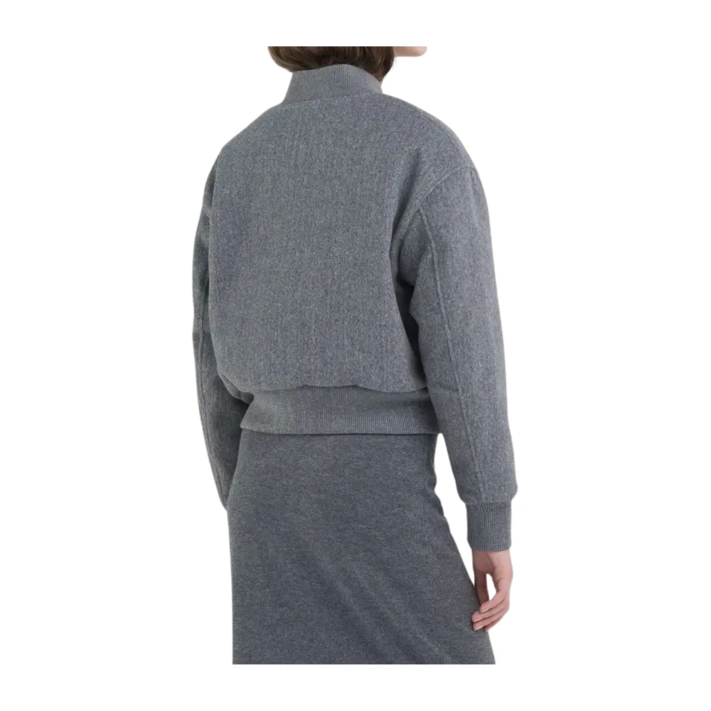 Replay Grijze Jas Model W7860 Gray Dames