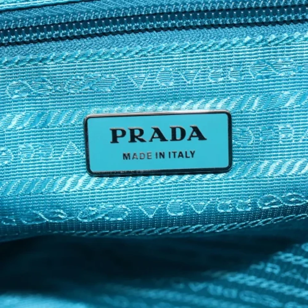 Prada Vintage Pre-owned Fabric prada-bags Blue Dames