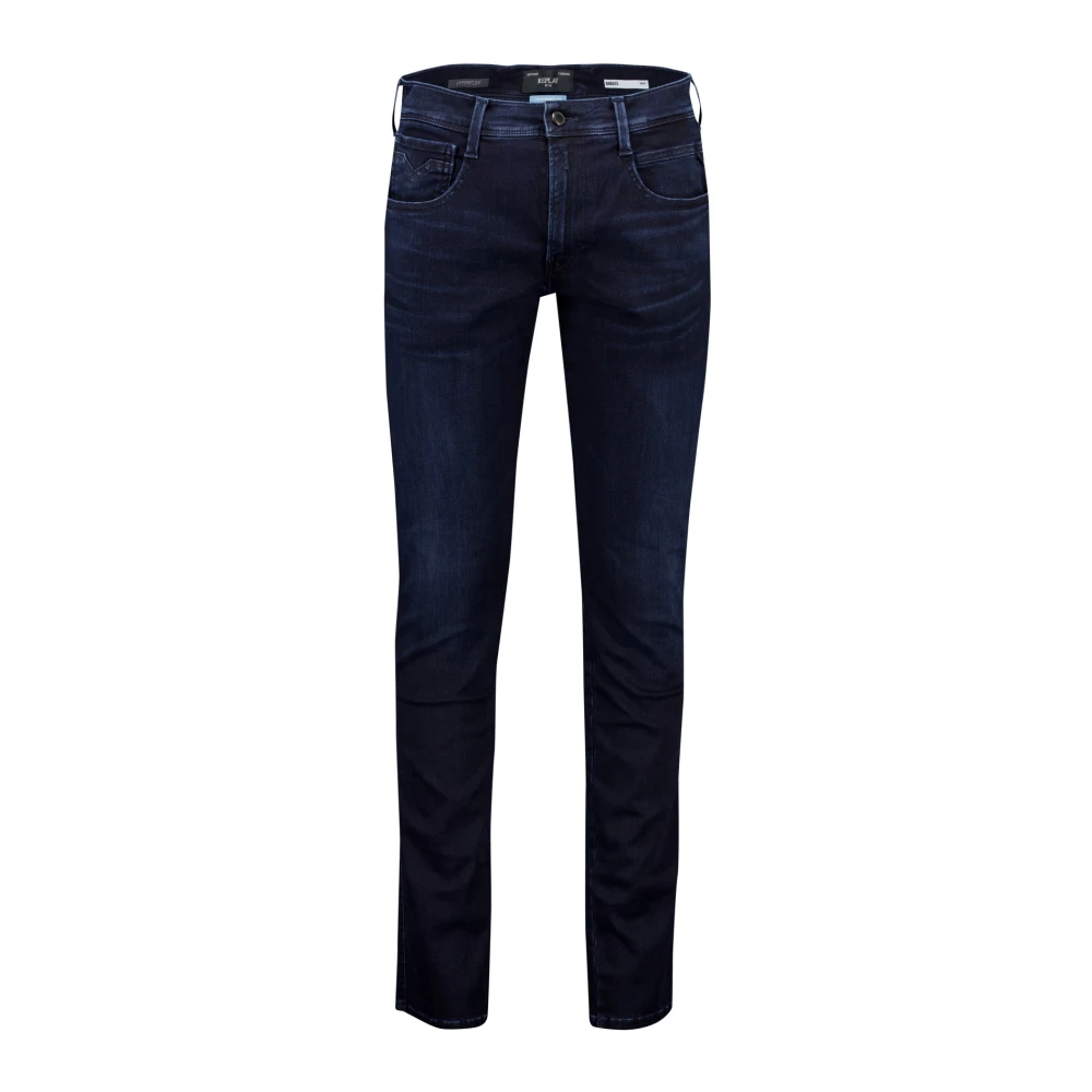 Replay Donkerblauwe jeans voor heren Blue Heren