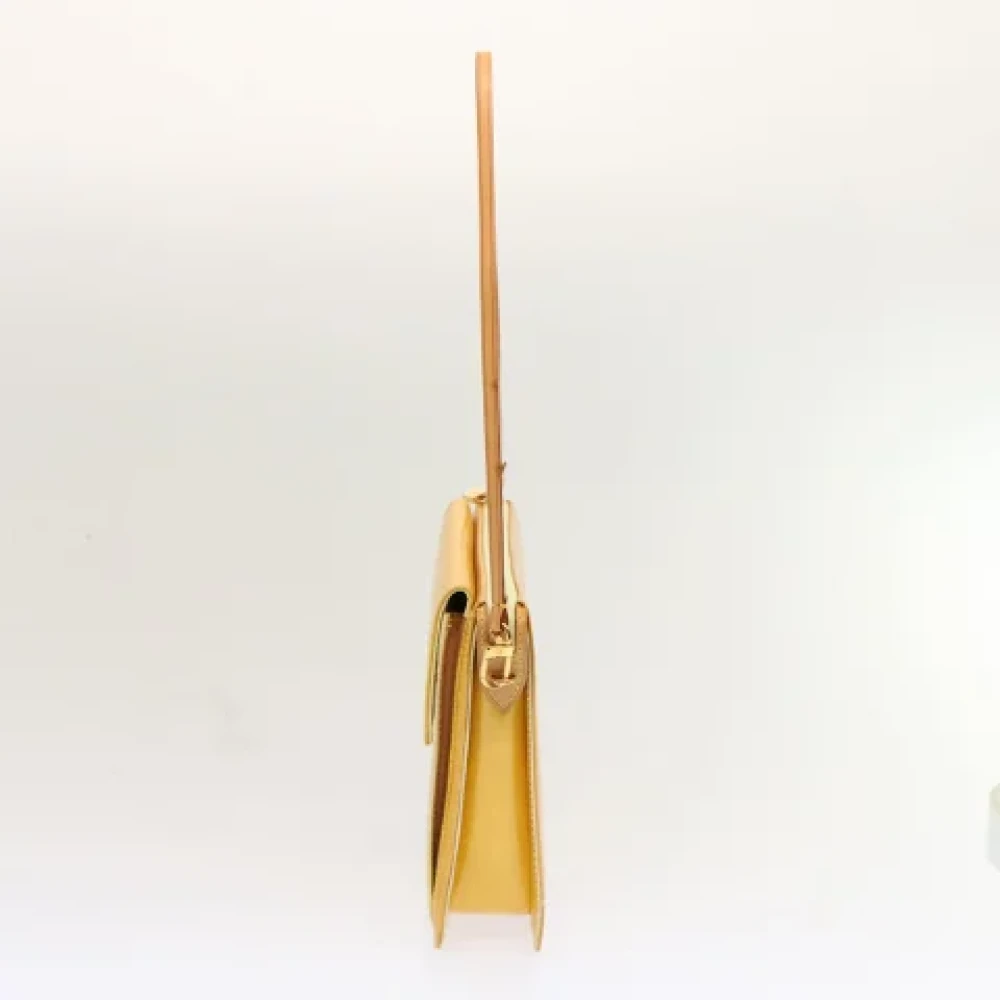 Louis Vuitton Vintage Pre-owned Leather clutches Yellow Dames