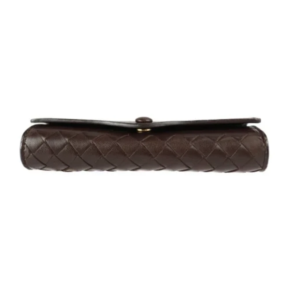 Bottega Veneta Vintage Pre-owned Leather key-holders Brown Dames