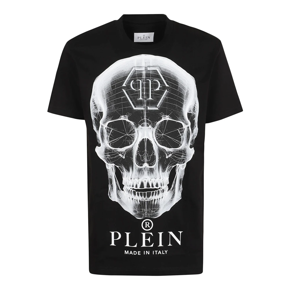 Philipp Plein Zwarte T-shirt voor mannen Black Heren