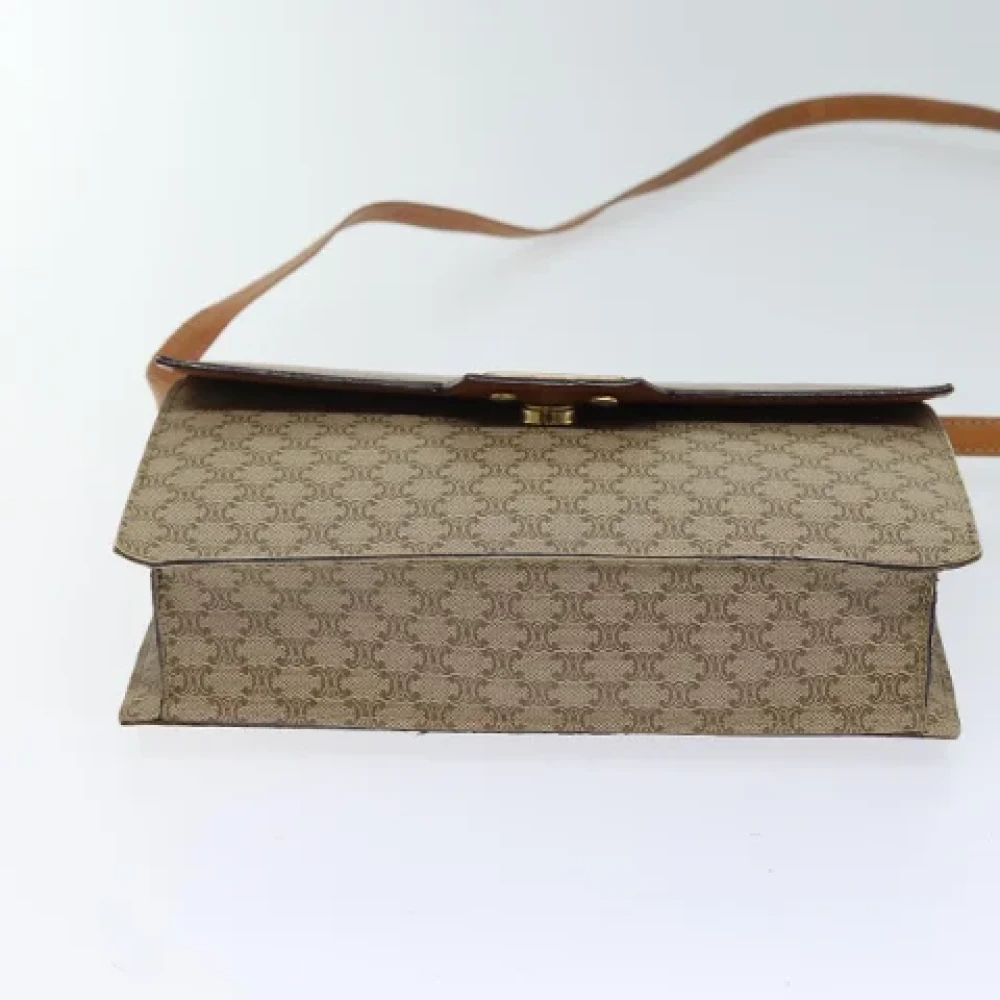 Celine Vintage Pre-owned Fabric celine-bags Beige Dames