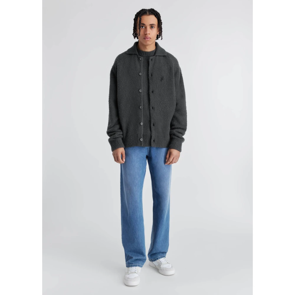 Axel Arigato Ode Cardigan met Kraag Gray Heren