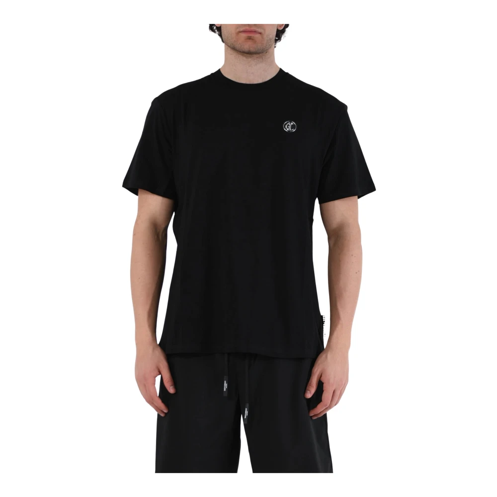 Roberto Cavalli Stijlvolle Zwarte T-shirts en Polos voor Mannen Black Heren